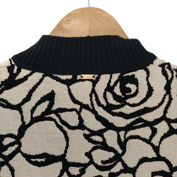 St. John Rose Wool Zip Up Cardigan Sweater - Picture 7 of 7